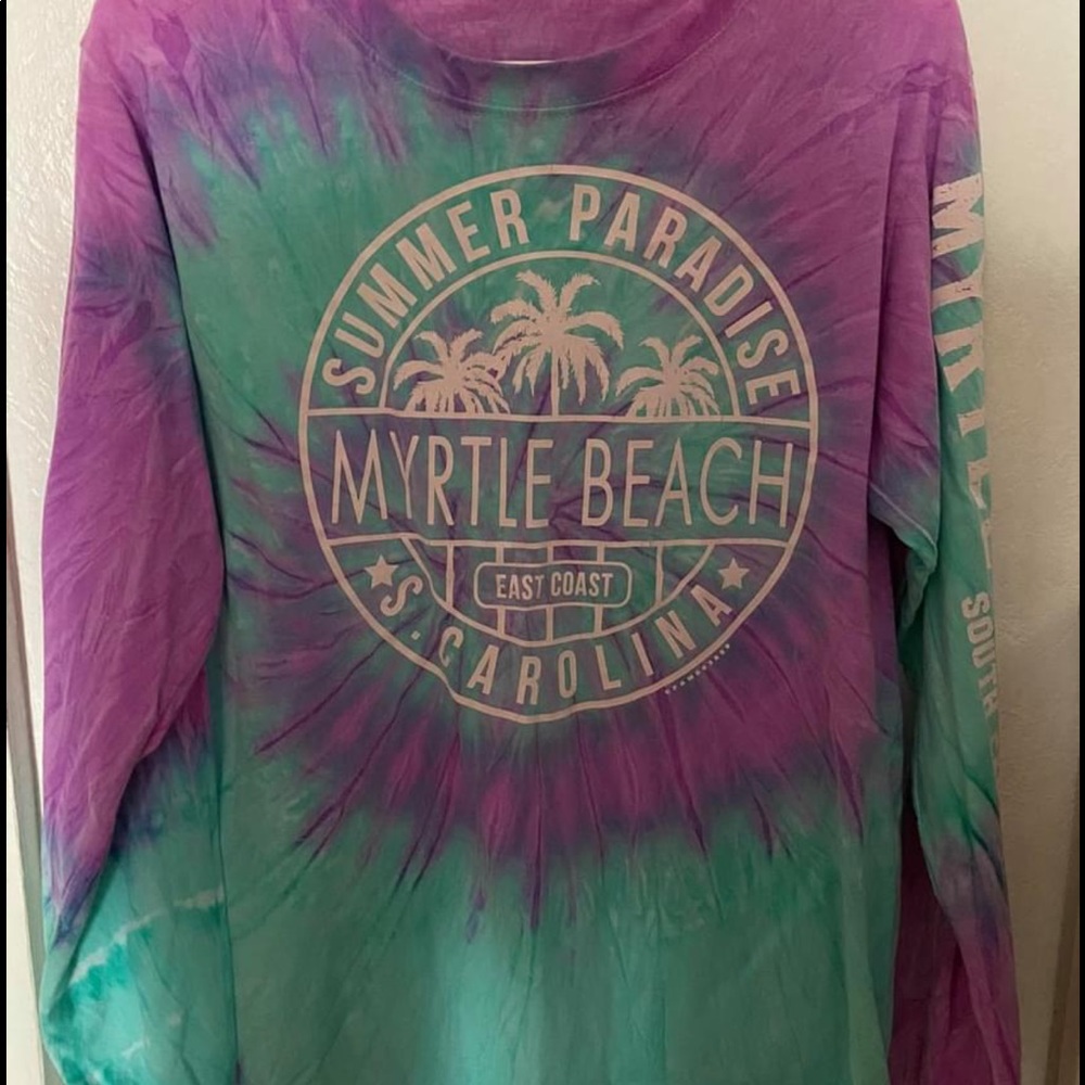 Long sleeve tie dye